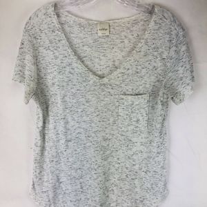 Kaileigh Made in USA Short Sleeve Shirt V-Neck